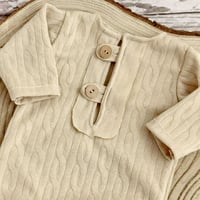 Image 3 of Newborn boys romper Rolando | beige 