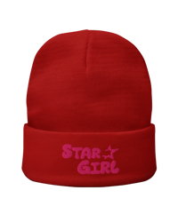 Red x Pink “StarGirl” Beanie