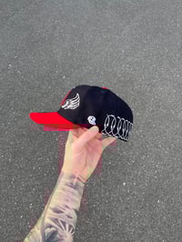 Image 3 of  GREEN BRIM TRI TONE ST LOUIS CARDINALS CUSTOM FITTED CAP