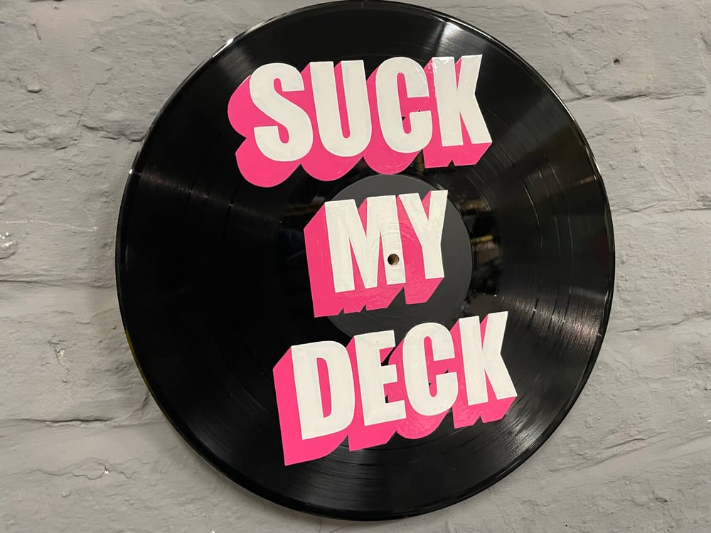 Image of Suck My Deck 12 Inch Vinyl Pink/White