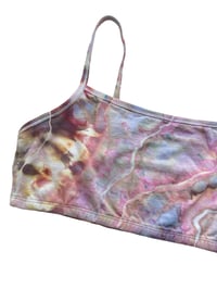 Image 6 of L/XL (40) Bralette in Soft Muted Geode Ice Dye