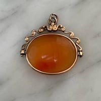 Image 2 of CARNELIAN FOB PENDANT 