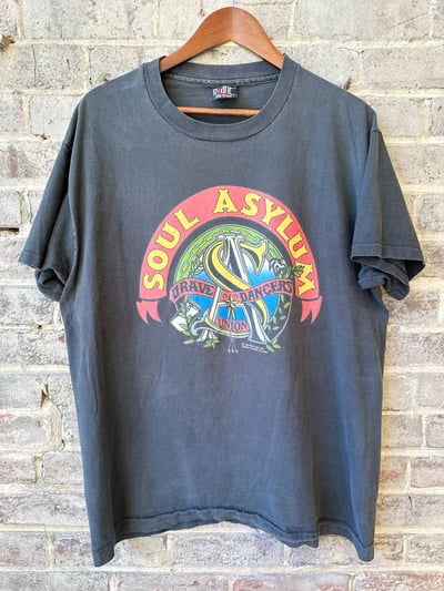 Image of 1992 VINTAGE “SOUL ASYLUM - GRAVE DANCERS UNION TOUR” SINGLE-STITCHED CONCERT TEE, SIZE: XL