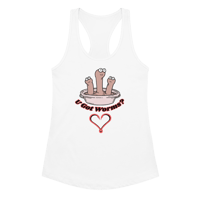Image 5 of U Got Worms? Women’s fitted racerback tank top