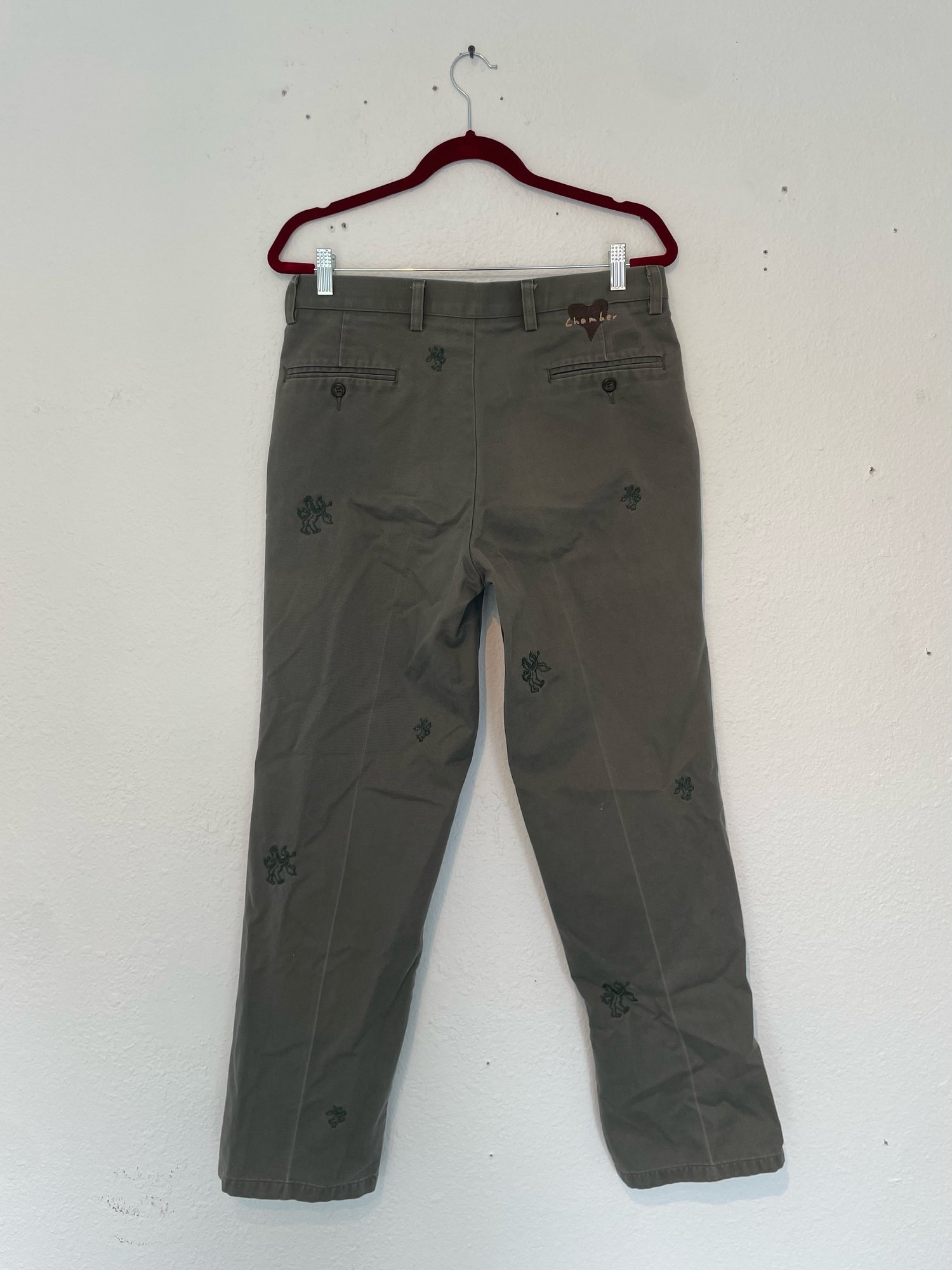 Image of Cupid trousers / washed olive 1/1