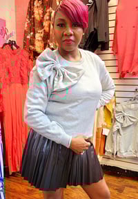 Image 2 of Bowtie (Grey)Sweater 