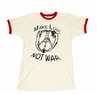 Make Love Not War Ringer Tee