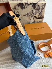 Image 7 of ĻV Vintage Denim Tote