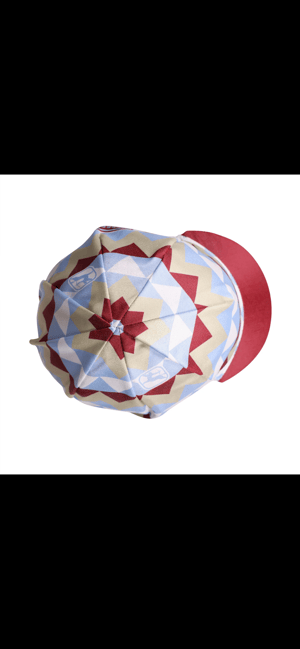 Image of Messenger 841 Pro x Greg Ugalde NYC Cycling Jersey with Global Flair Cap Burgundy