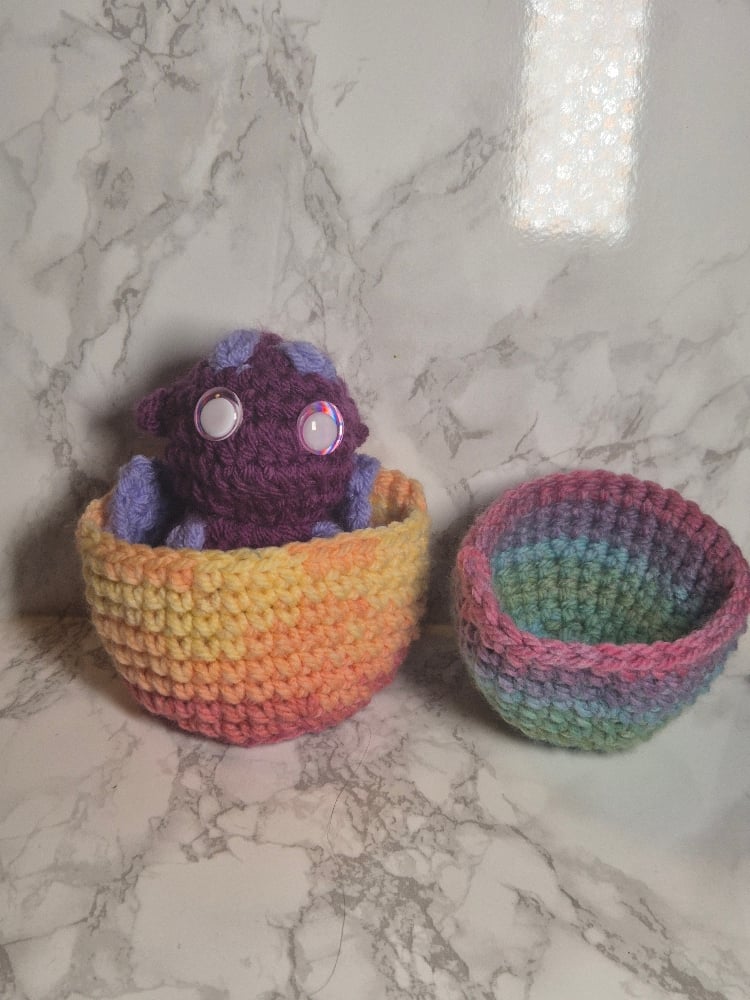 Image of Baby dragon and egg