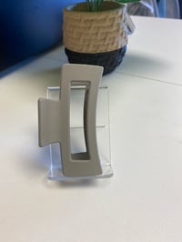 Image 1 of Solid Color SQUARE HAIR CLAW