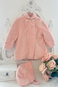 Coat and bonnet set 2t