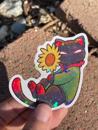 [ITSV] Sunflower Miles Kitty Vinyl Sticker