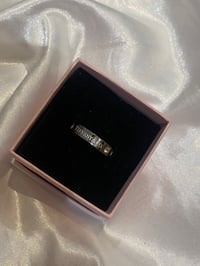 Image 1 of Tiff jewelled silver ring 