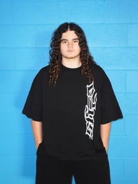 Image 2 of VERTICAL TEE (BLACK)