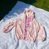 Sustainable Pink Daisy Jacket 