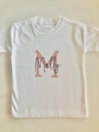 Image 1 of cherry initial t shirt