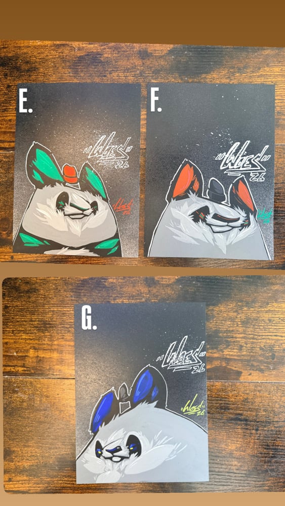 Image of 7.5 “ x 5.5” Originals