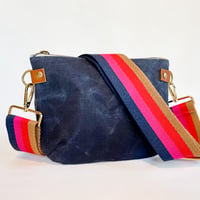 Image 3 of The Convertible in Navy Waxed Canvas