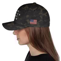 Image 10 of MAGA Make America Great Again - Flex Fit Structured Twill Cap