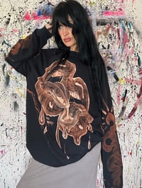 Image 3 of “JUICY SWEET” BLEACH PAINTES LONG SLEEVE T-SHIRT XL