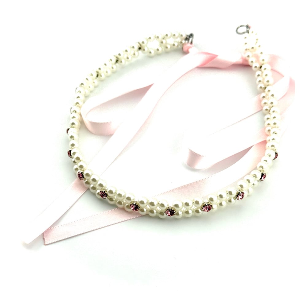 Image of Princess  Tiara Beaded Headband