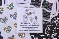 Image 1 of born to deco sticker