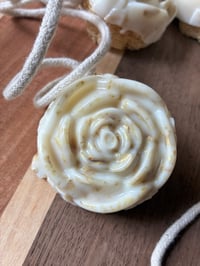 Image 2 of Oatmeal Chamomile & Rose Soap On A Rope