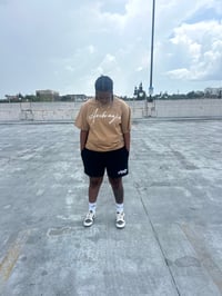 Image 1 of Custom Font Tee - Tan 