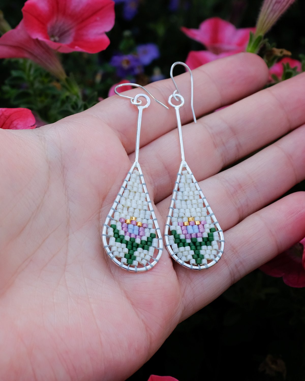 Image of Edith with Flowers