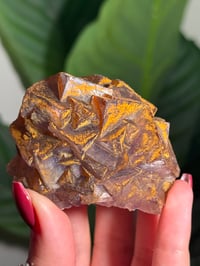 Image 5 of IRON STAINED CUBIC FLUORITE -CHINA- S