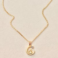 Image 2 of Moon Bunny Necklace