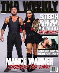 DUAL SIGNED MANCE SDL MAGAZINE COVER 8x10