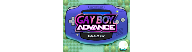 [Enamel Pin] GayBoy Advance