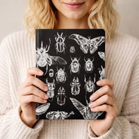 Image 2 of Black & White Bugs Hardcover Notebook 