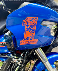 Image 5 of HD #1 Eagle and Skull Decal