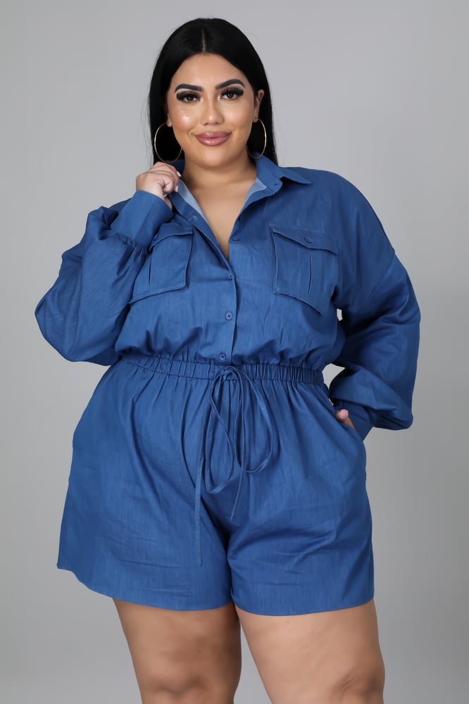 Image of Kaitlyn Plus Romper