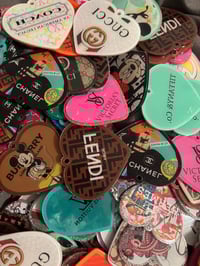 Acrylic heart pendants