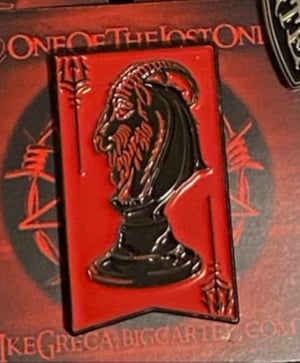 Image of Goat banner pin