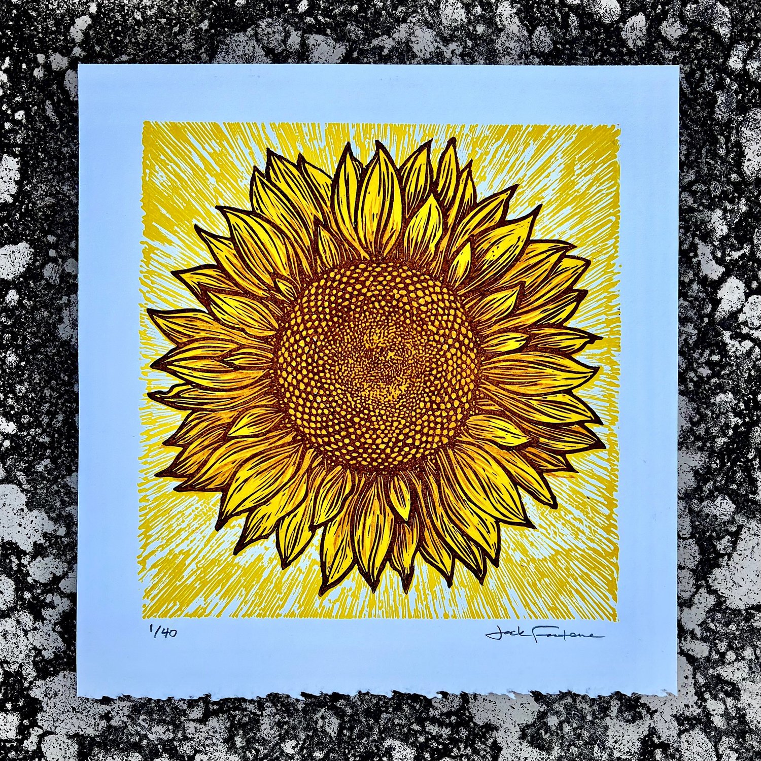Image of Sunflower print (second edition)