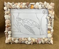 Image 1 of Seashell Picture Frame 8” x 10” #2