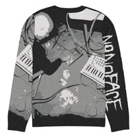 Image 3 of N8NOFACE "8-KNIT PUNK" Classic Fit Knitted Crew Neck Sweater