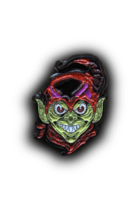 Image 1 of Coked Out Goblin Pin (Red)