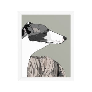 Image of WHIPPET FRAMED ART