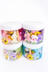 Image 3 of Easter Bunny Blue Play Dough Jars