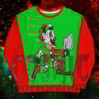 Image 1 of Xmas Faygo Clown all over print Sweatshirt