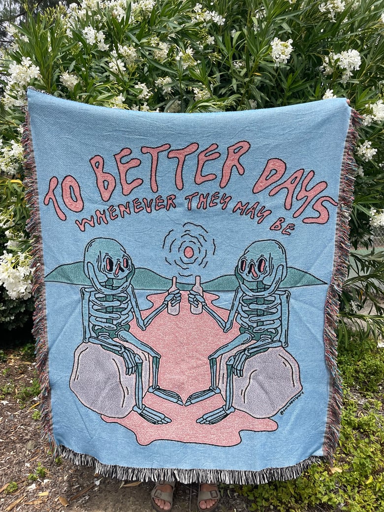 Image of To Better Days Woven Blanket