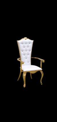 Image 4 of Gold Throne chair For Rent only 