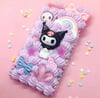 Purple Kuromi Decoden Phone Case