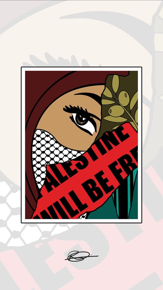 Image of Palestine Will Be Free Print.